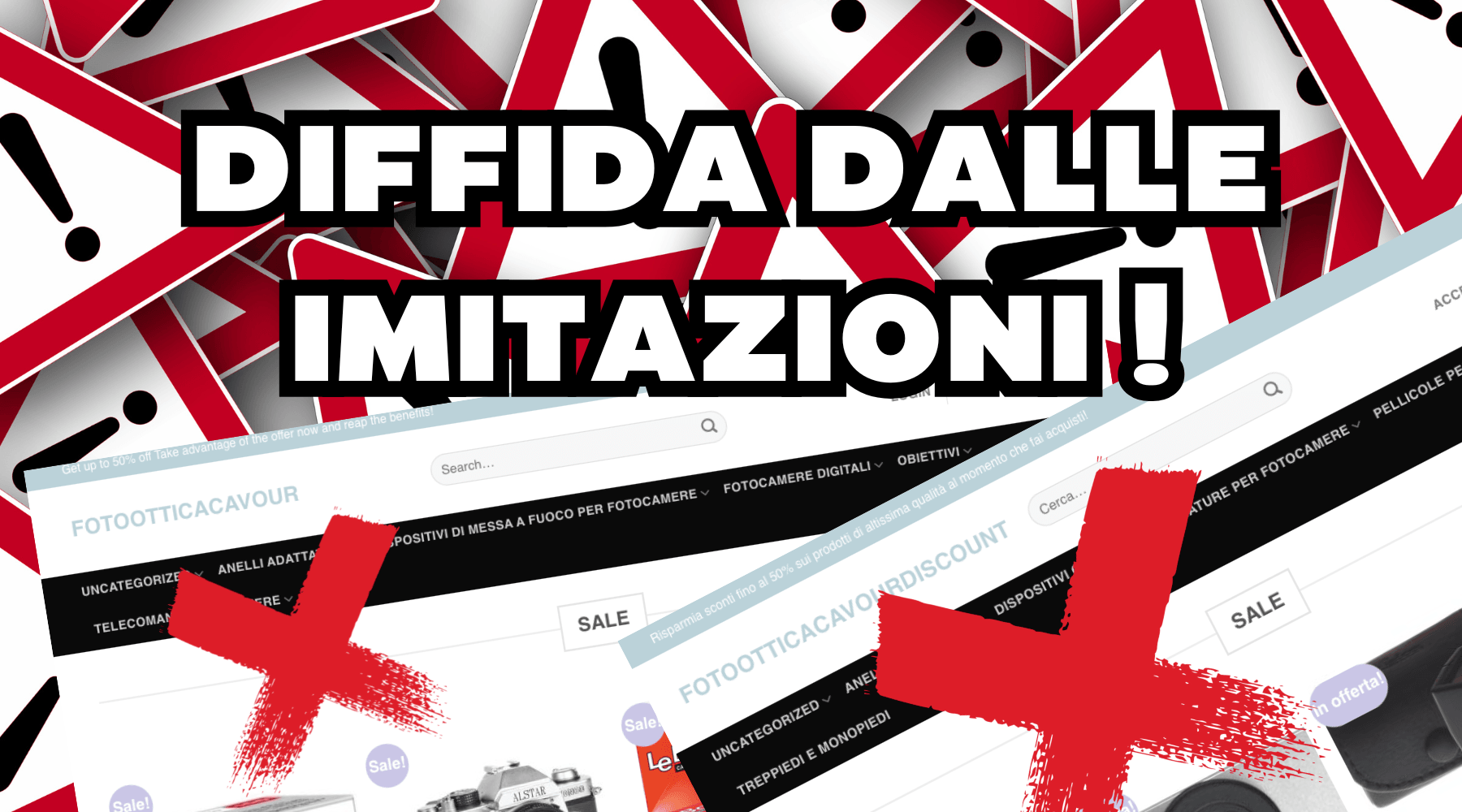 Diffida dalle imitazioni !