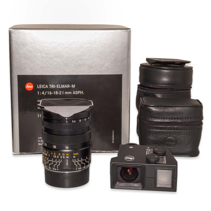 Leica Tri-ELMAR-M 16-18-21mm f/4 ASPH., con mirino universale