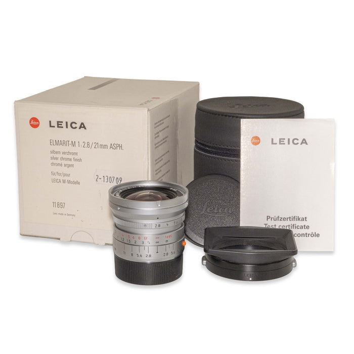 Leica ELMARIT-M 21mm f/2.8 ASPH., silver chrome