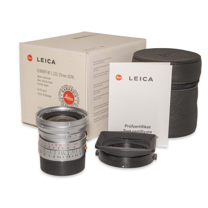 Leica ELMARIT-M 24mm f/2.8 ASPH., silver chrome