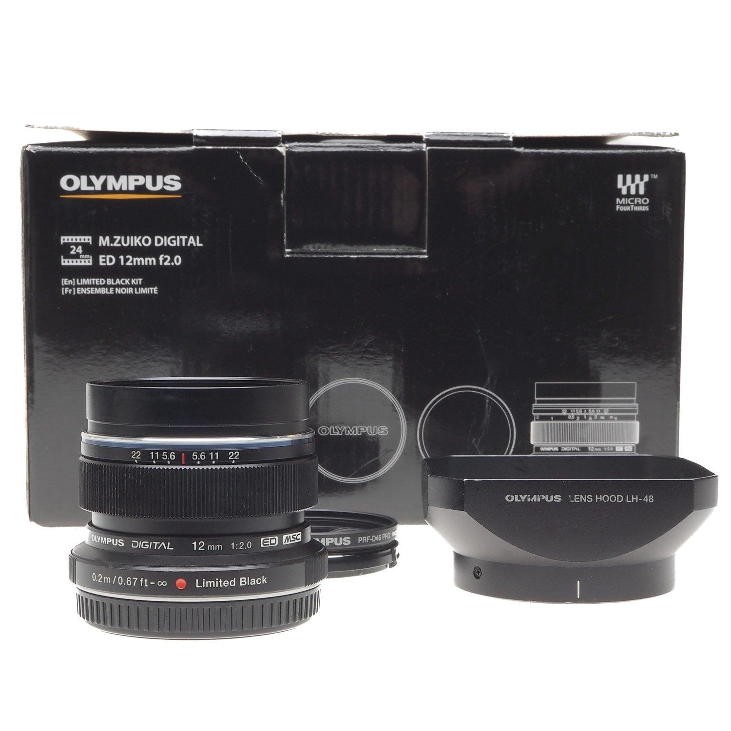 Olympus M.Zuiko Digital ED 12mm f/2, Limited Black