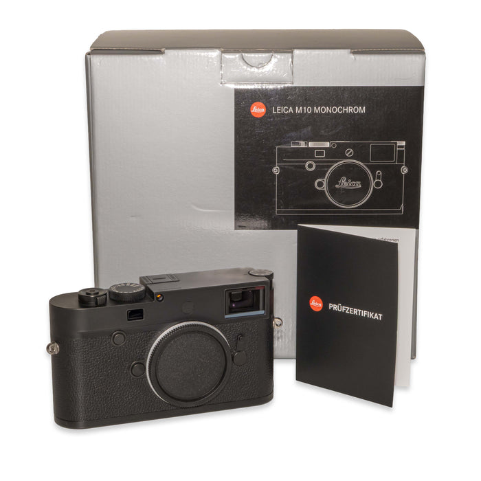 Leica M10 Monochrom, Black chrome