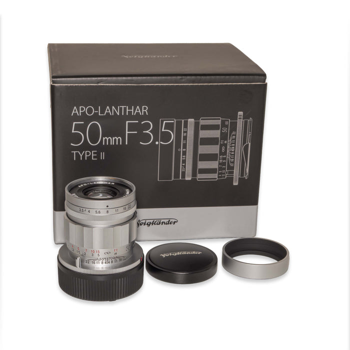 Voigtlander VM APO-LANTHAR 50mm f/3.5 II per Leica M, silver