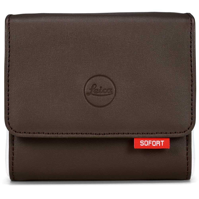 Leica custodia Marrone per Sofort - Foto Ottica Cavour