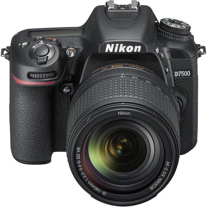 Nikon D7500 + Nikon AF-S DX NIKKOR 18-140mm f/3.5-5.6G ED VR + Lexar Professional 800x 32GB SD Card - Foto Ottica Cavour