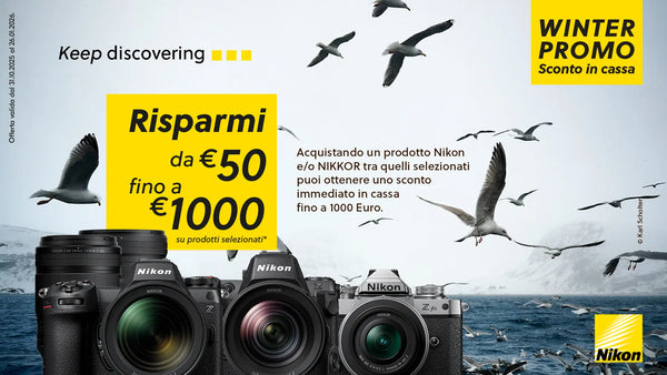 Nikon Winter Promo - Sconto in Cassa