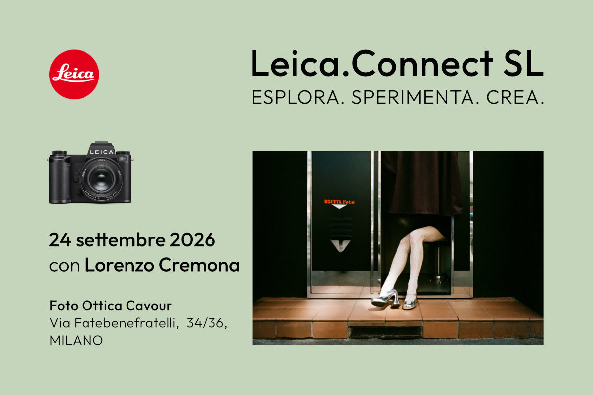 Evento Leica. Connect SL 24/09/2026 con Lorenzo Cremona