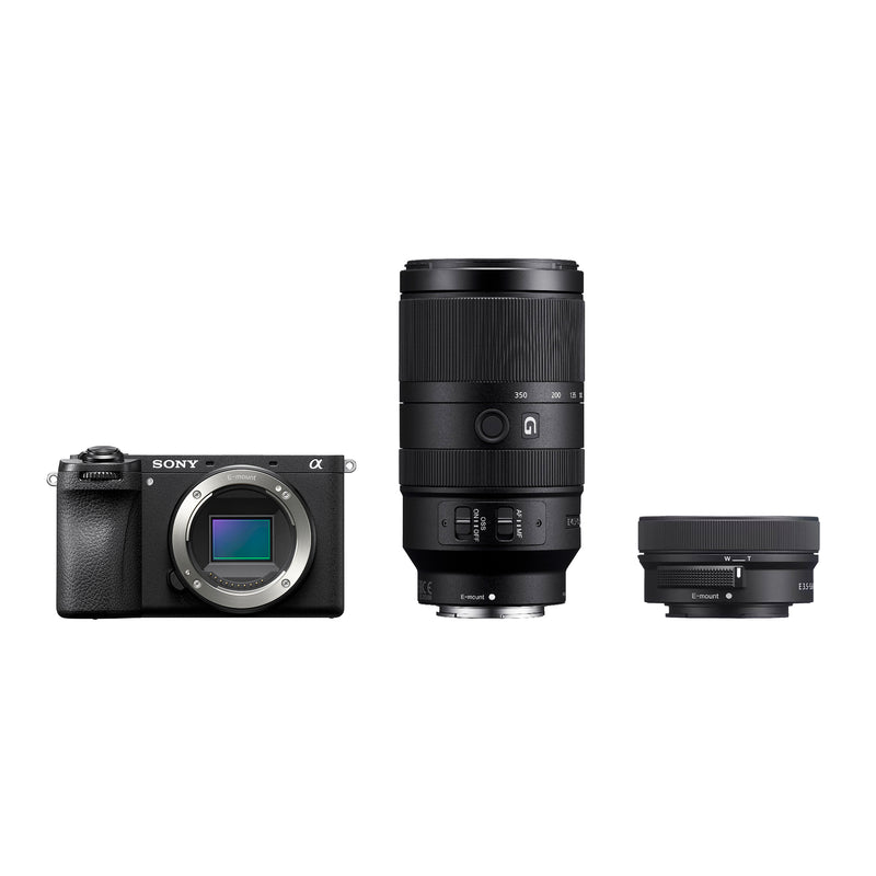 Sony a6700 + 16-50mm II Power Zoom + Zoom 70-350mm G