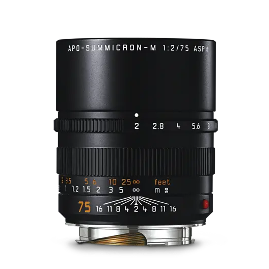 Leica APO-SUMMICRON-M 75mm f/2 ASPH., black anodized