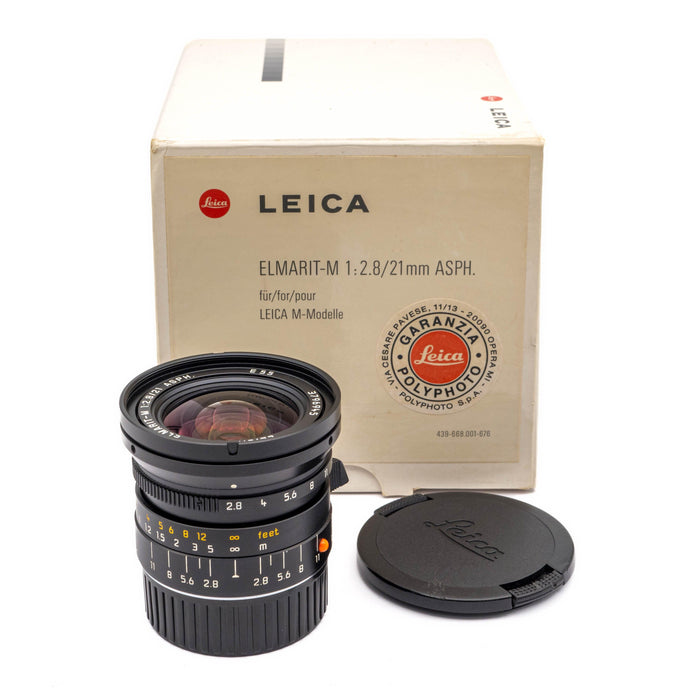 Leica ELMARIT-M 21mm f/2.8 ASPH., black anodized