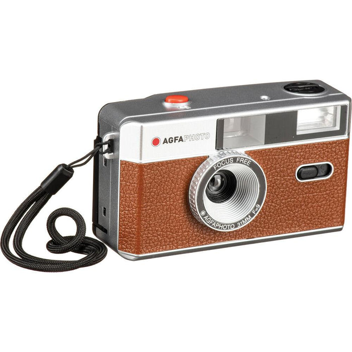 AgfaPhoto Reusable Photo Camera (Coffe Brown) - Foto Ottica Cavour