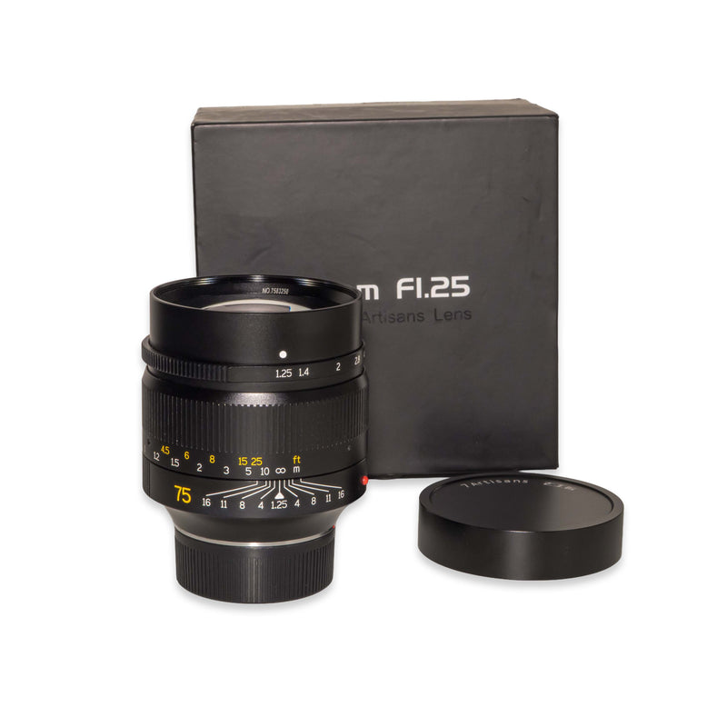 7Artisans 75mm f/1.25 ASPH per Leica M