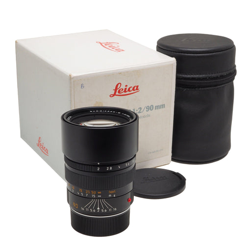Leica SUMMICRON-M 90mm f/2 [II] Type 2, black anodized