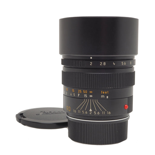 Leica SUMMICRON-M 90mm f/2 [II] Type 2, black anodized