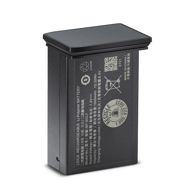 Leica Batteria (Ioni di Litio) BP-SCL7, Metal Gray Paint finish