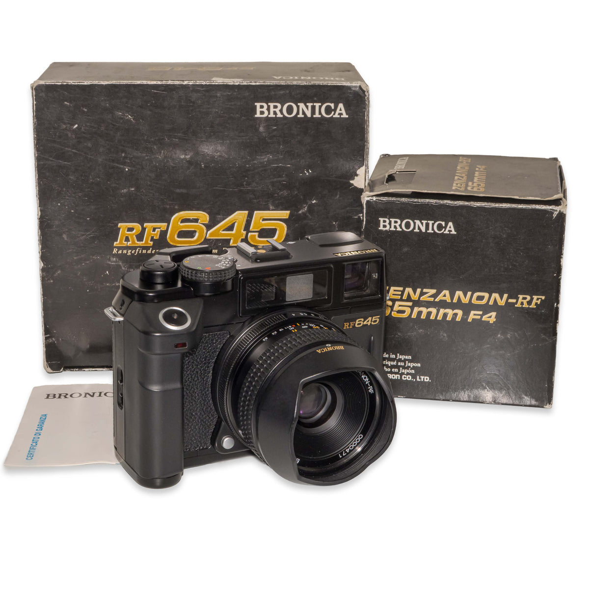 Bronica RF645 + ZENZANON-RF 65mm F4中判カメラ Bronica RF645 + ZENZANON-RF 65mm F4中判カメラ Bronica RF645