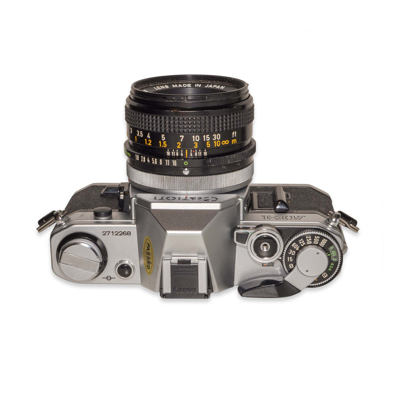 Canon AE-1 + 50mm f/1.8 S.C.