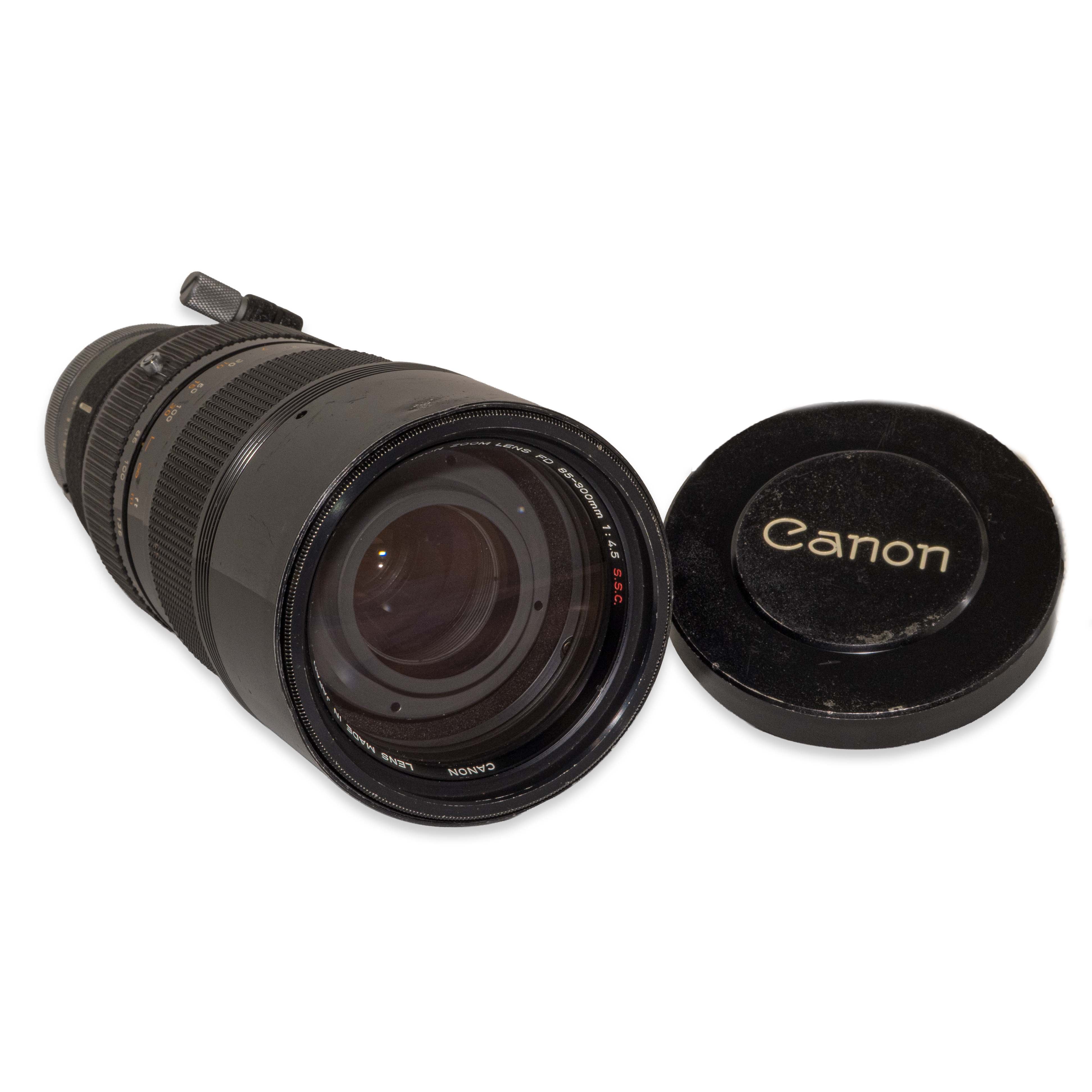 その他 Canon FD 85-300mm f/4.5 S.S.C. L0112 Canon Lens FD 85-300 mm 1:4.5 SSC Zoom Telephoto Camera Lens +