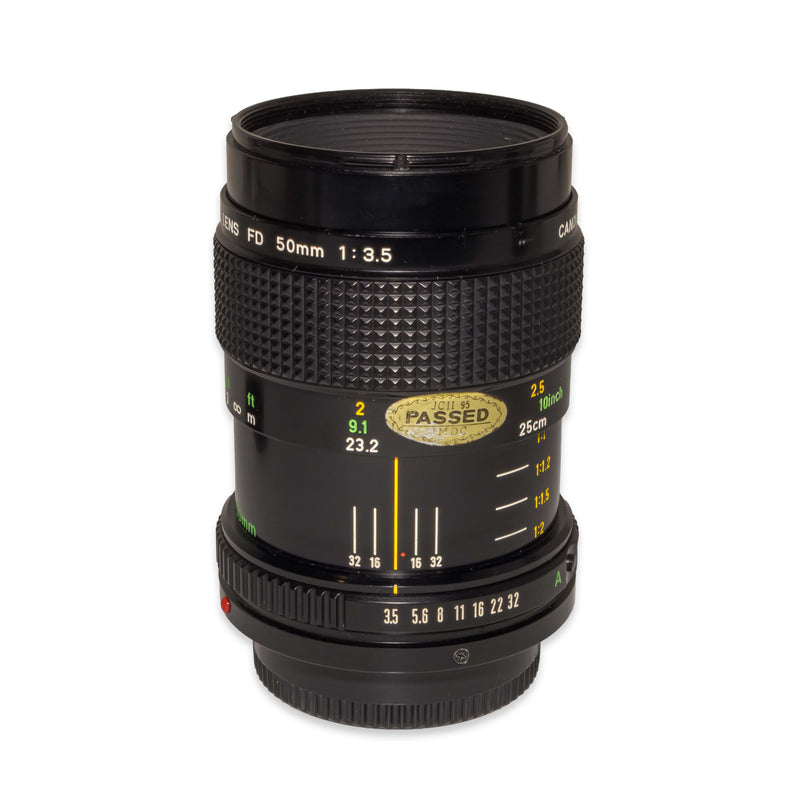 Canon New FD 50mm f/3.5 Macro
