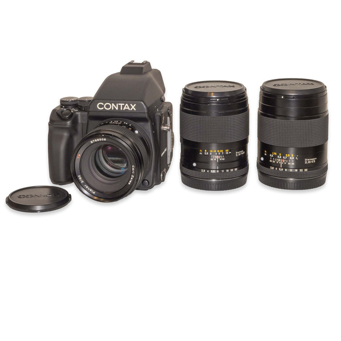 Contax 645 AF + Planar 80/2 + Distagon 45/2.8 + Sonnar 140/2.8