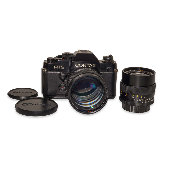 Contax RTS II + Planar 85mm f/1.4 + Distagon 25mm f/2.8