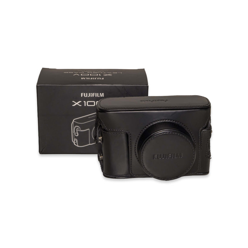 Fujifilm LC-X100V B - Borsa in pelle nera per X100V