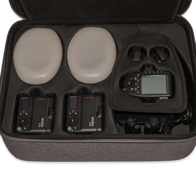 Godox Macro Flash 2x MF12 TTL kit con Trigger X-Pro N