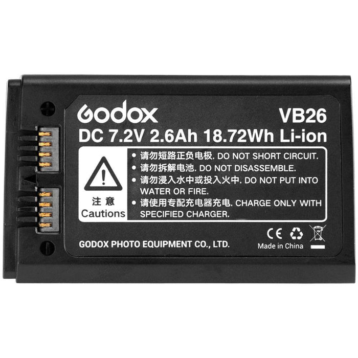 Godox VB-26 Batteria ricaricabile per V1 e V860 III - Foto Ottica Cavour