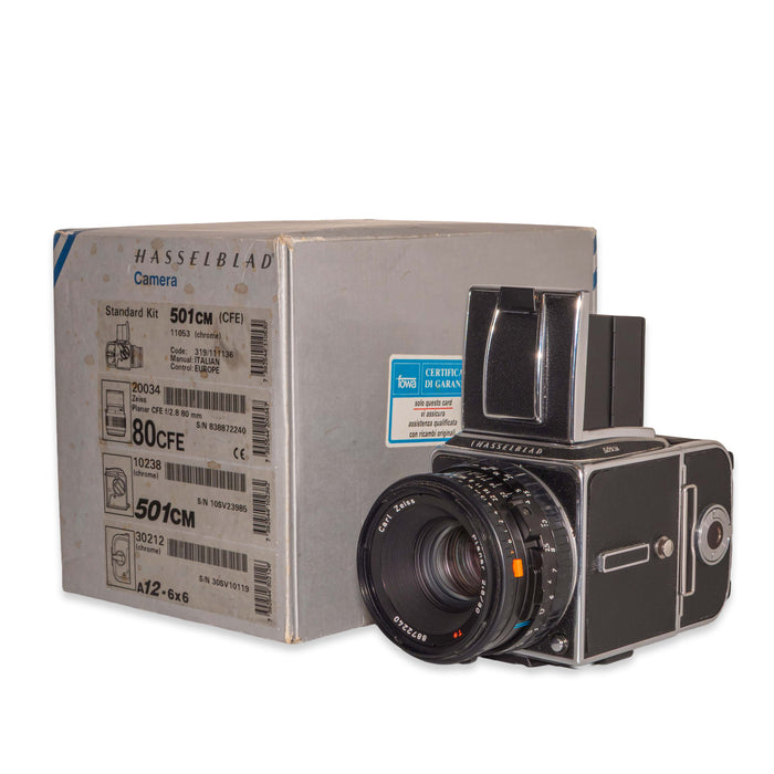 Hasselblad 501CM + Planar 80mm f/2.8 T* CFE