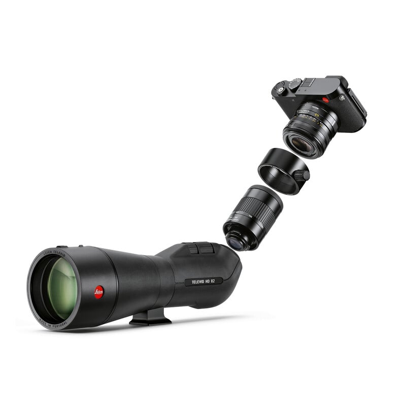 Leica TELEVID HD 82 Kit, visione angolata (45°), con oculare 20x-60x