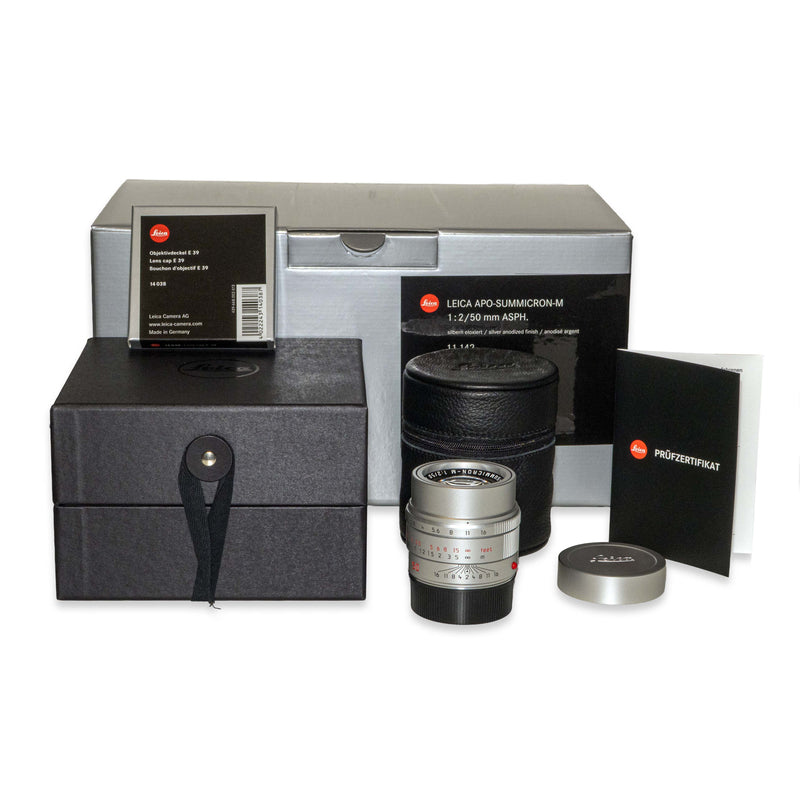 Leica APO-SUMMICRON-M 50mm f/2 ASPH., silver anodized