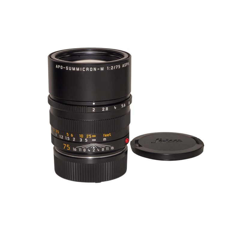 Leica APO-SUMMICRON-M 75mm f/2 ASPH., black anodized