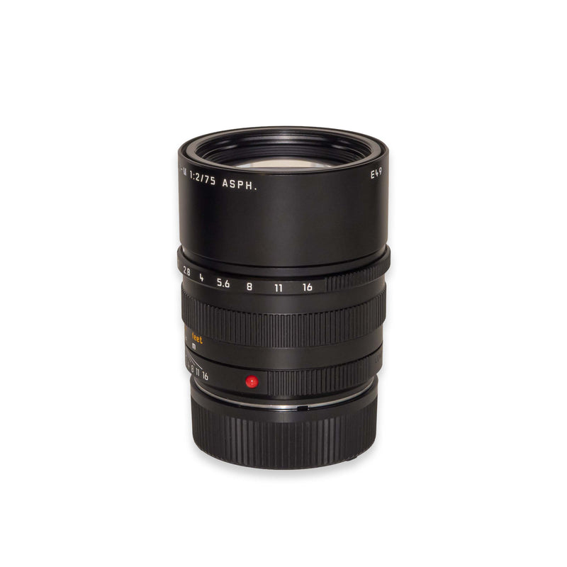 Leica APO-SUMMICRON-M 75mm f/2 ASPH., black anodized