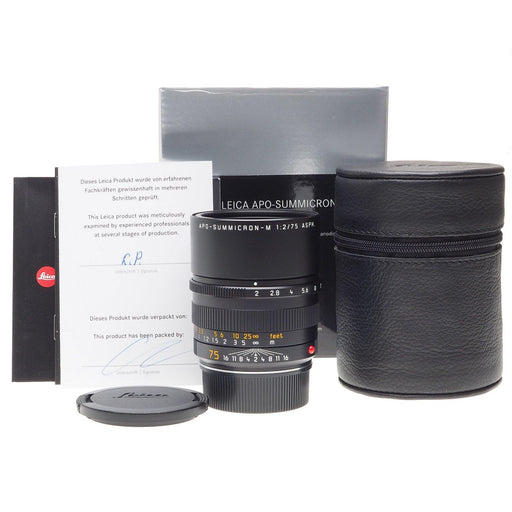 Leica APO-SUMMICRON-M 75mm f/2 ASPH., black anodized - Foto Ottica Cavour