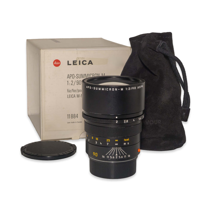 Leica APO-SUMMICRON-M 90mm f/2 ASPH., black anodized