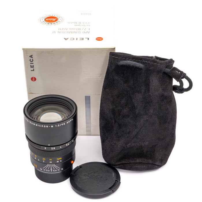 Leica APO-SUMMICRON-M 90mm f/2 ASPH., black anodized