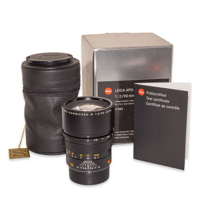 Leica APO-SUMMICRON-M 90mm f/2 ASPH., black anodized