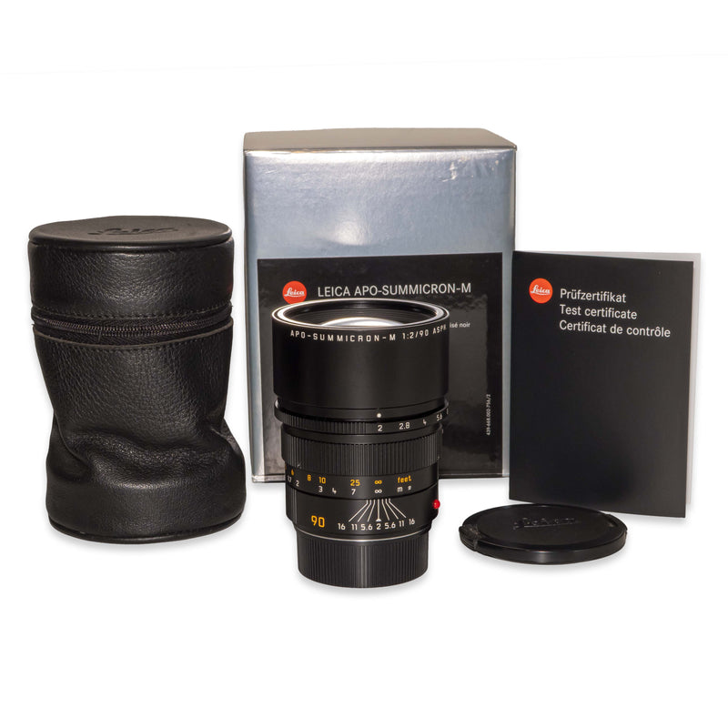Leica APO-SUMMICRON-M 90mm f/2 ASPH., black anodized