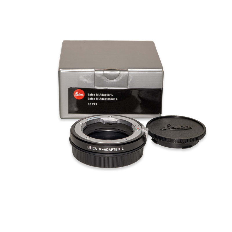 Leica Anello adattatore per obiettivi Leica M su baionetta L-mount Black