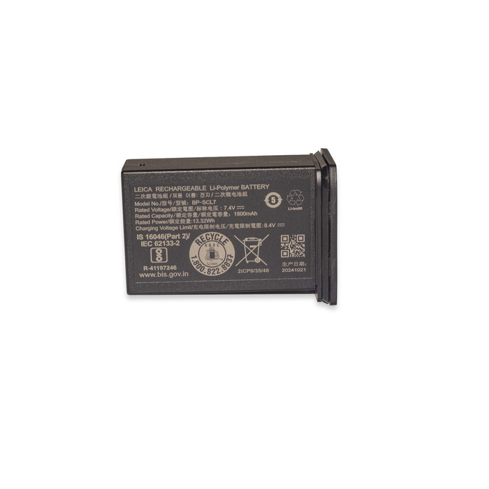 Leica Batteria (Ioni di Litio) BP-SCL7, Black
