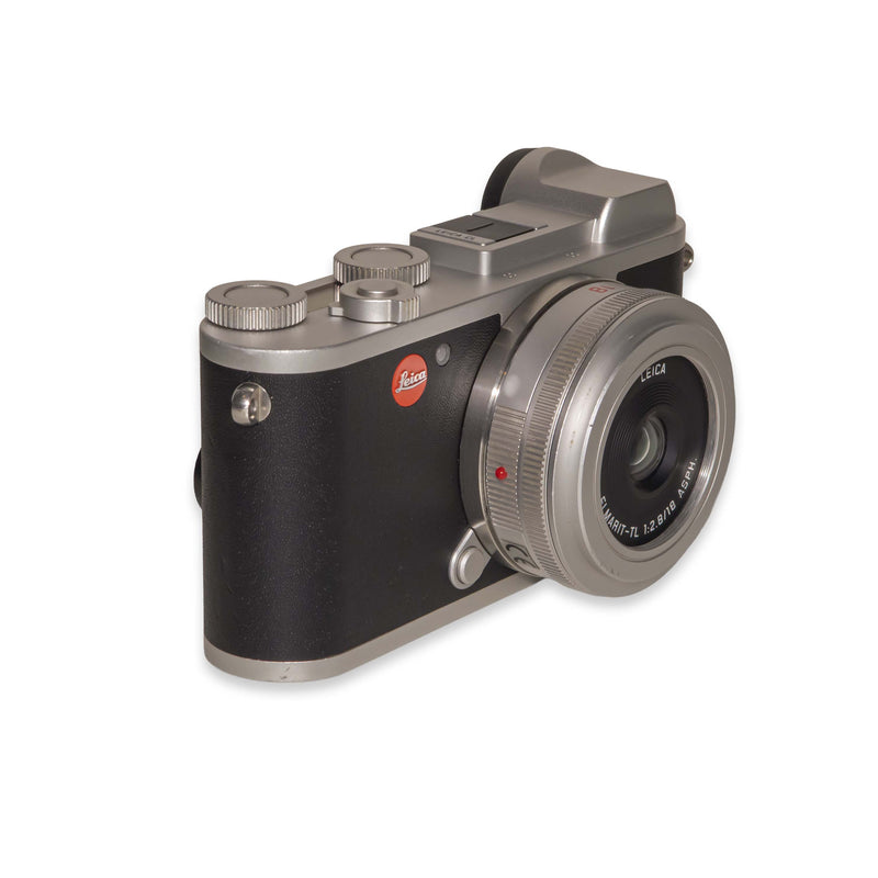 Leica CL, Silver, Prime Kit con Leica ELMARIT-TL 18mm f/2.8 ASPH.