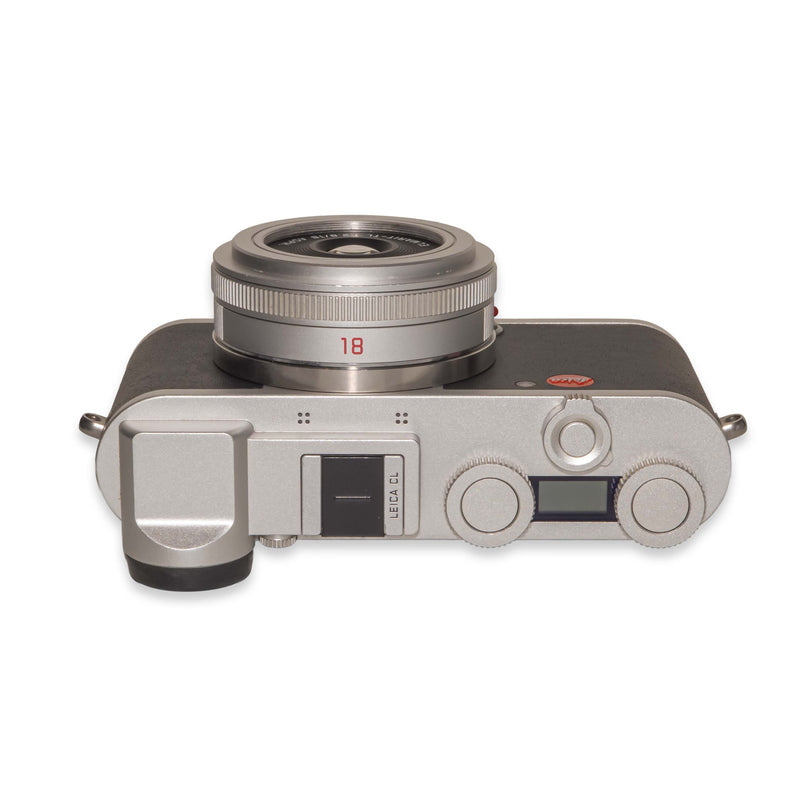 Leica CL, Silver, Prime Kit con Leica ELMARIT-TL 18mm f/2.8 ASPH.