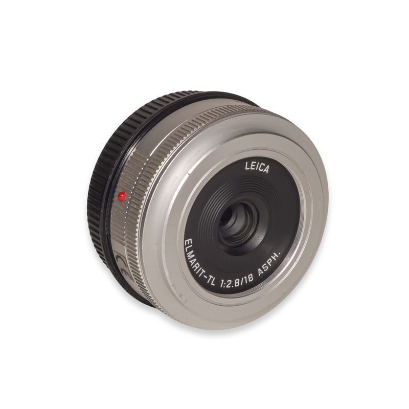 Leica CL, Silver, Prime Kit con Leica ELMARIT-TL 18mm f/2.8 ASPH.