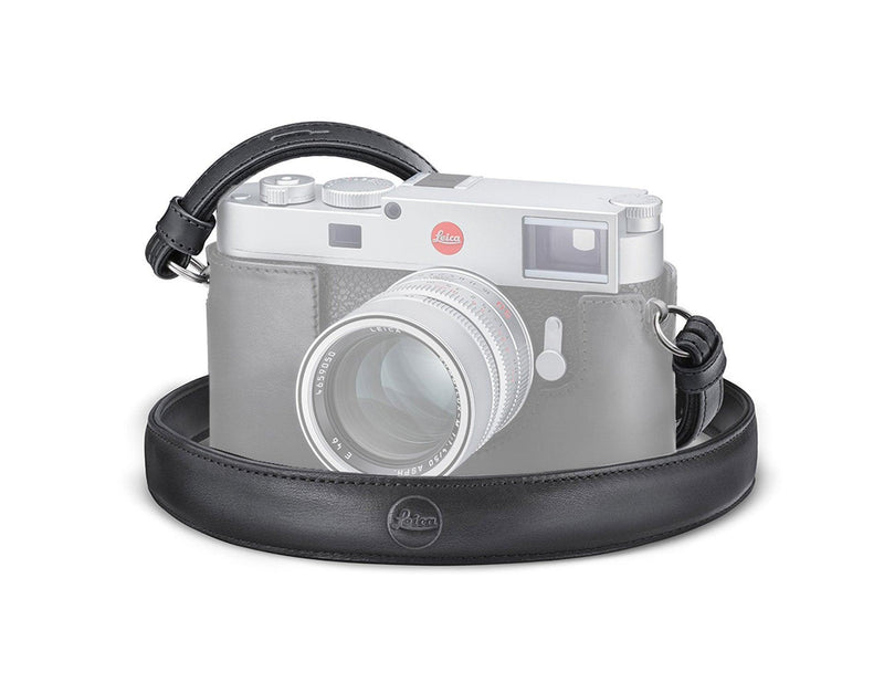 Leica Carrying Strap, leather, black - Foto Ottica Cavour
