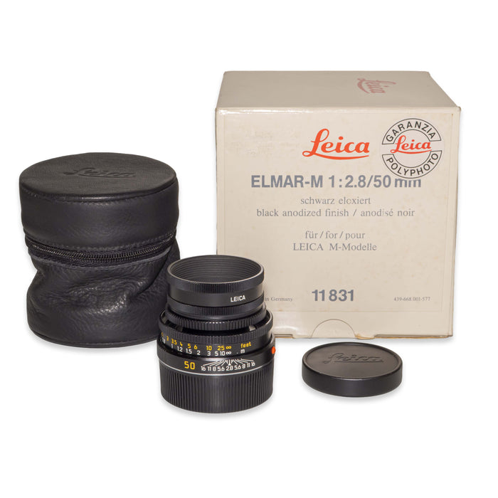 Leica ELMAR-M 50mm f/2.8 [II], black anodized