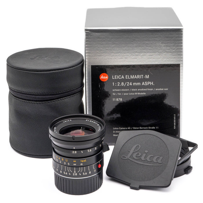 Leica ELMARIT-M 24mm f/2.8 ASPH., black anodized