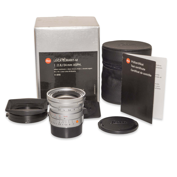 Leica ELMARIT-M 24mm f/2.8 ASPH., silver chrome