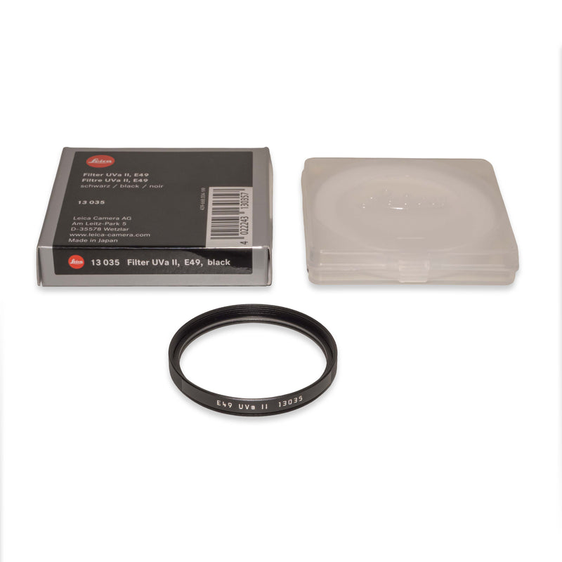 Leica Filtro UVa II, E49, Black