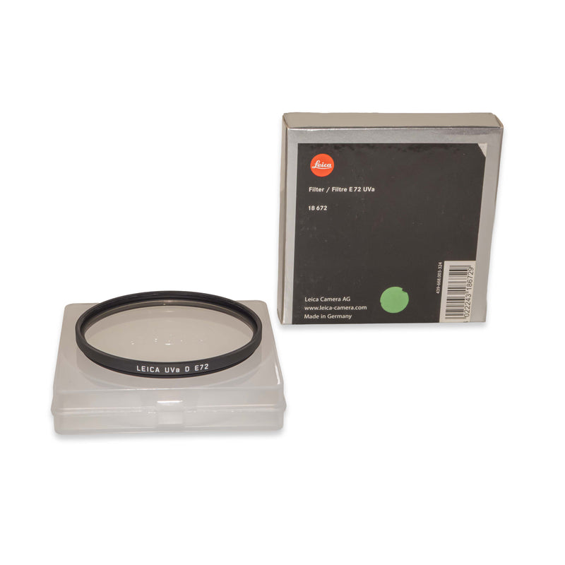 Leica Filtro E72 UVa, Black