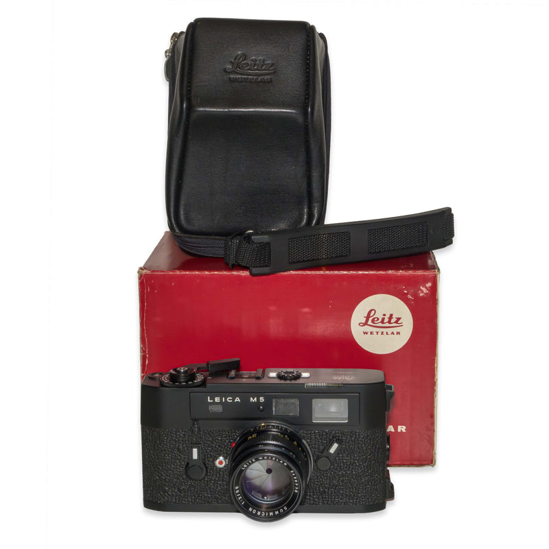 Leica M5 con Summicron-M 50mm f/2, Black chrome